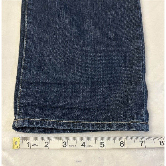 Talbots Boyfriend Jeans Women's 5 Pocket Size 6 Dark Wash - Picture 6 of 8